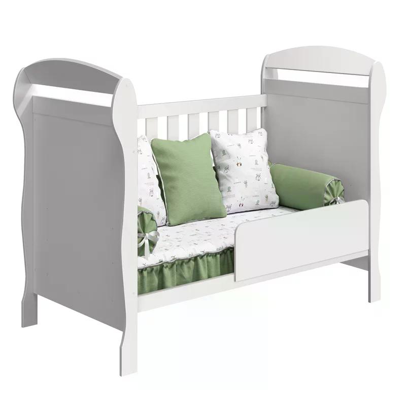 Berço Mini Cama Danny Branco Fosco - Reller Móveis
