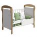 Berço Mini Cama Danny Branco Fosco/Mezzo Fosco com Colchão D18 de 10cm - Reller Móveis