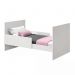 Berço Mini Cama Katatau Branco Brilho com Colchão D18 de 10cm - Reller Móveis