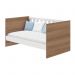 Berço Mini Cama Katatau Branco Brilho/Mezzo - Reller Móveis 