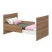 Berço Mini Cama Katatau Flex Branco Brilho/Mezzo com Colchão D18 de 10cm - Reller Móveis