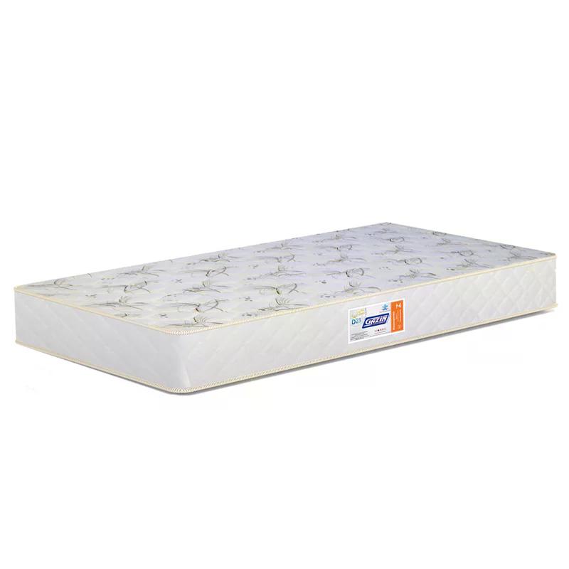 Berço Mini Cama Katatau Flex Branco Brilho/Mezzo com Colchão D18 de 10cm - Reller Móveis