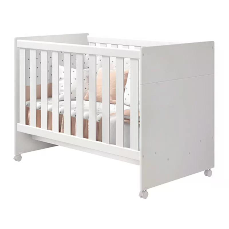 Berço Mini Cama Katatau Flex Branco Fosco com Colchão D18 de 10cm - Reller Móveis