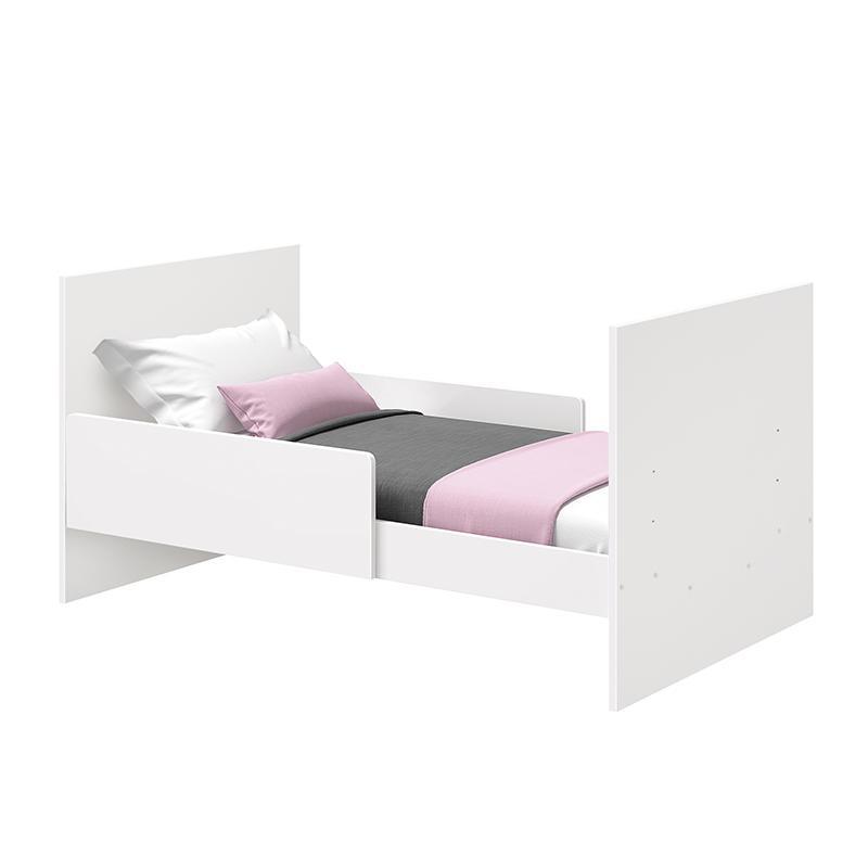Berço Mini Cama Katatau Flex Branco/Savana com Colchão D18 de 10cm - Reller Móveis
