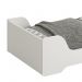 Cama Evolutiva 2 em 1 Zaki Branco Fosco - Reller Móveis