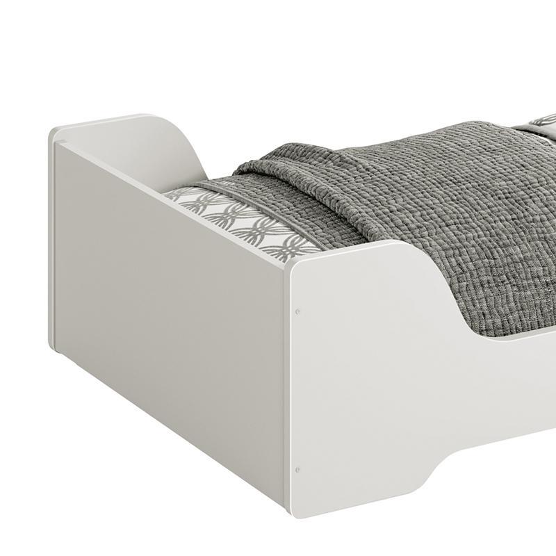 Cama Evolutiva 2 em 1 Zaki Branco Fosco - Reller Móveis