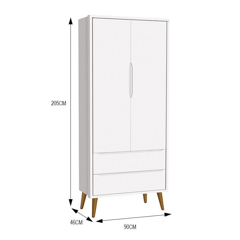 Dormitório Infantil Theo Retrô 2 Portas, Cômoda 1 Porta, Berço Branco Fosco com Pés Amadeirado e Colchão - Reller Móveis