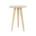 Dormitório Theo 3 Portas, Cômoda 6 Gavetas, Berço, Mesa de Canto Areia Fosco com Pés Madeira Natural e Colchão - Reller Móveis