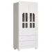 Guarda Roupa Infantil Katatau 2 Portas Branco Brilho - Reller Móveis