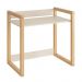 Mesa Infantil Zoe Areia Fosco/Madeira Natural - Reller Móveis  