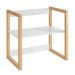 Mesa Infantil Zoe Branco Fosco/Madeira Natural - Reller Móveis