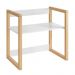 Mesa Infantil Zoe Branco Fosco/Madeira Natural - Reller Móveis