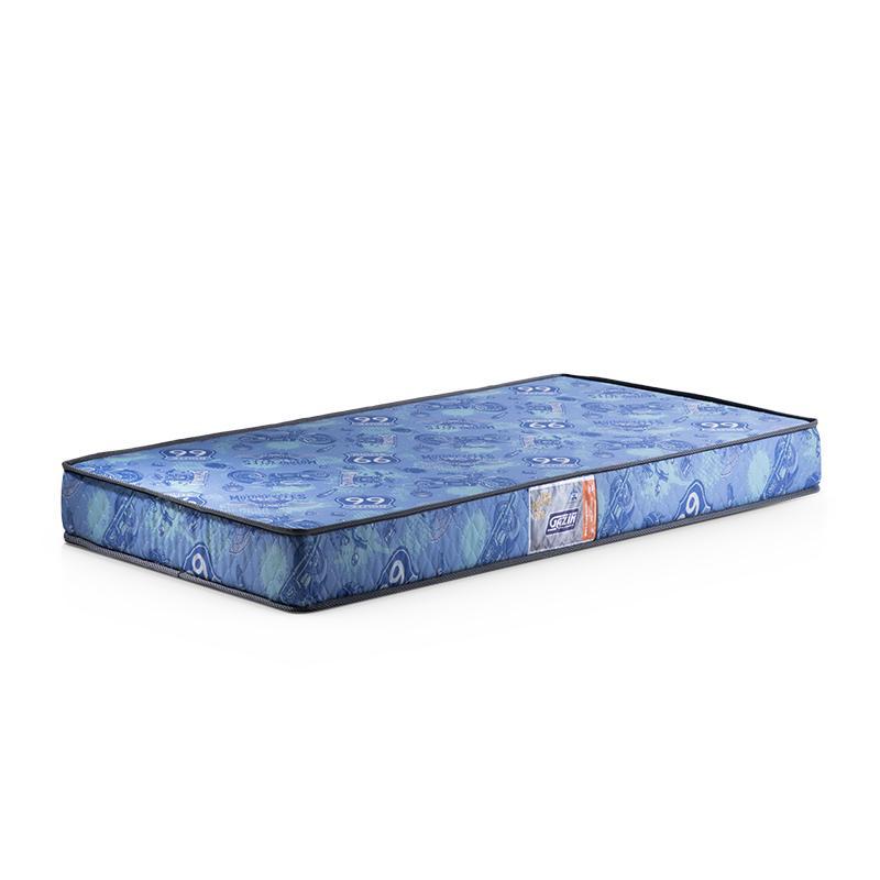 Mini Cama Montessoriana Zoe Branco/Natural com Colchão D20 - Reller Móveis