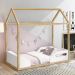 Mini Cama Montessoriana Zoe Branco/Natural com Colchão Physical - Reller Móveis