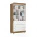 Quarto Infantil com Guarda Roupa 2 Portas Katatau e Berço Mel Branco/Mezzo - Reller Móveis