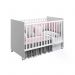 Quarto Infantil com Guarda Roupa 2 Portas Katatau e Berço Tico Branco Brilho - Reller Móveis