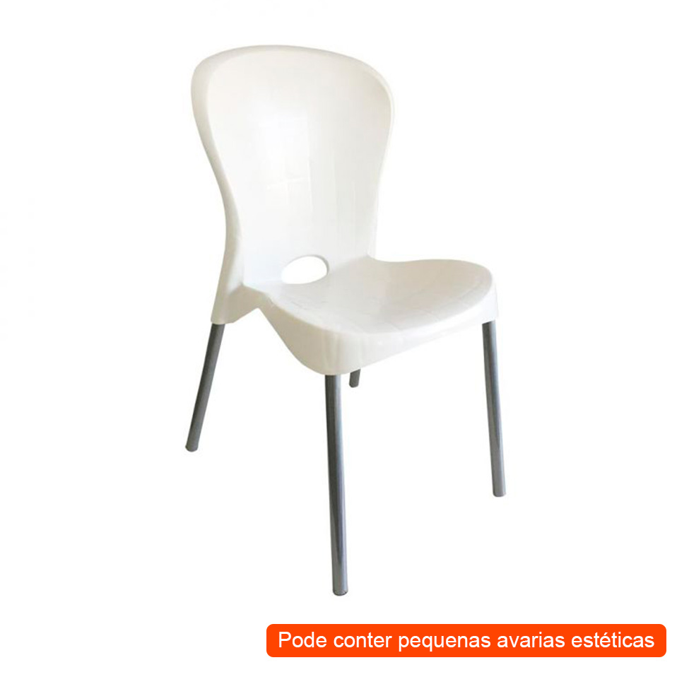 [OUTLET] Cadeira de Plástico Montes Claros Branca