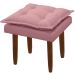 Poltrona de Amamentação com Puff Suede Rosê