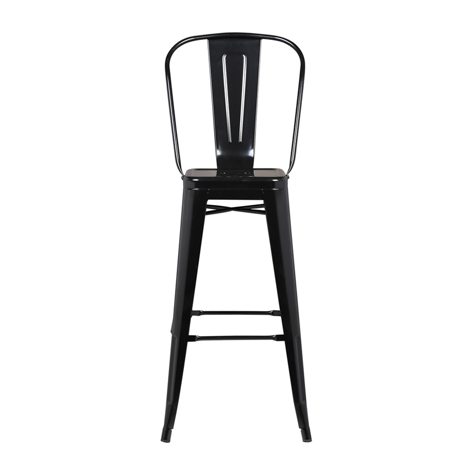 Banqueta Iron Preta 118 cm