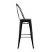 Banqueta Iron Preta 118 cm