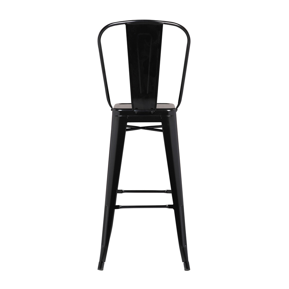 Banqueta Iron Preta 118 cm