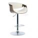 Banqueta Nicole Base Disco - Linho Creme