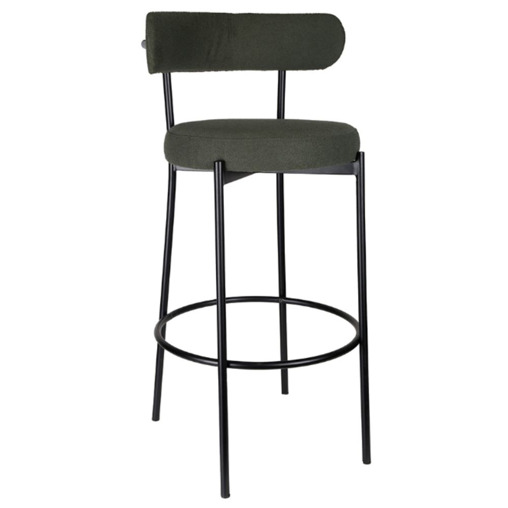 Banqueta Serena - Bouclê Verde Oliva