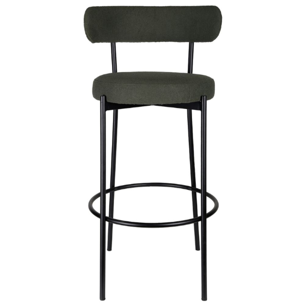 Banqueta Serena - Bouclê Verde Oliva