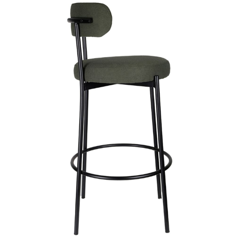 Banqueta Serena - Bouclê Verde Oliva