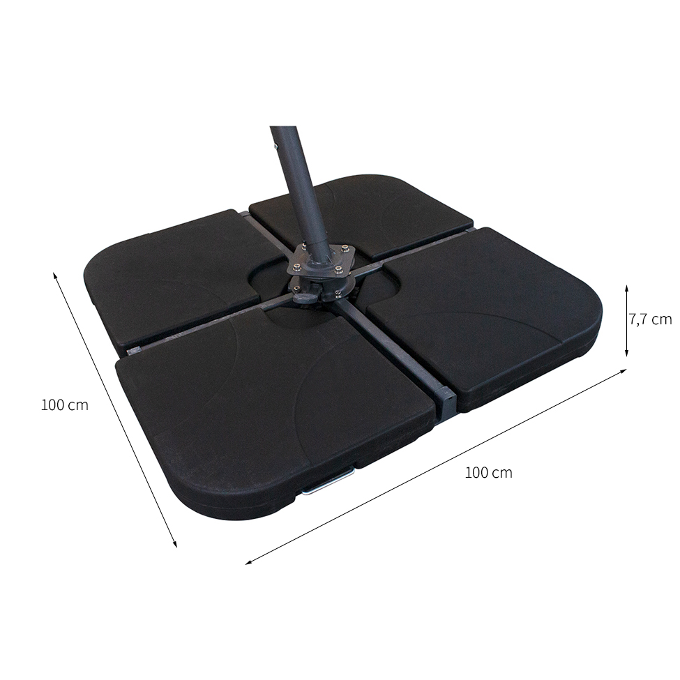 Base Ombrelone Sabá Preta