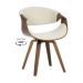 Cadeira Nicole Base Giratória - Linho Creme