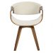 Cadeira Nicole Base Giratória - Linho Creme