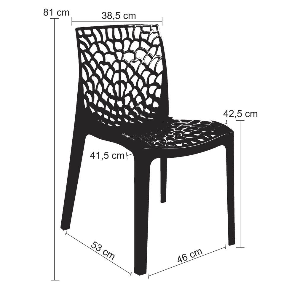 Cadeira de Jantar Gruv Chumbo