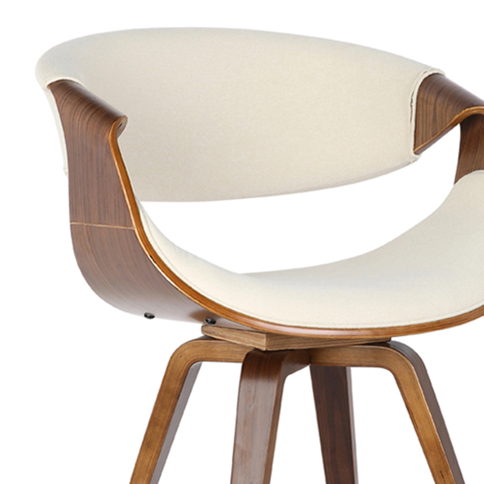 Cadeira de Jantar Nicole Revestimento Sintético Creme