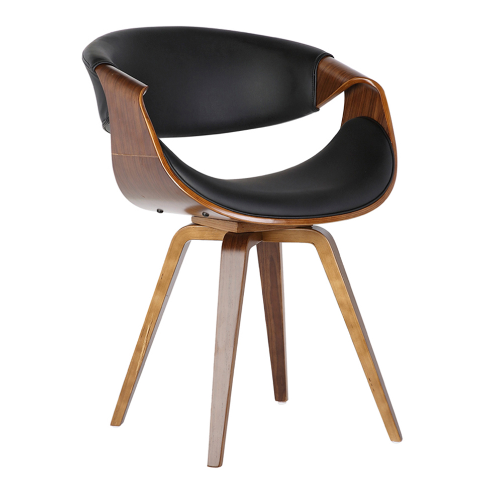 Cadeira de Jantar Nicole Revestimento Sintético Preta