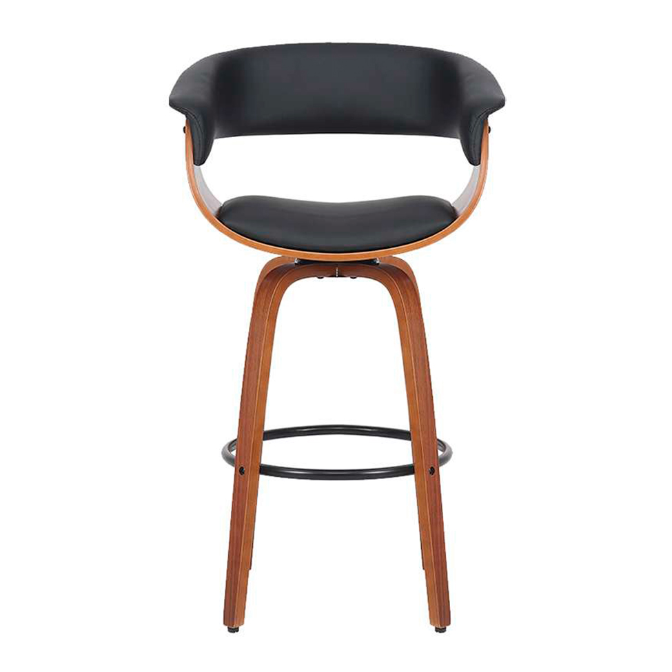 Conjunto com 2 Banquetas Betim Giratória Preto