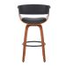 Conjunto com 2 Banquetas Betim Giratória Preto