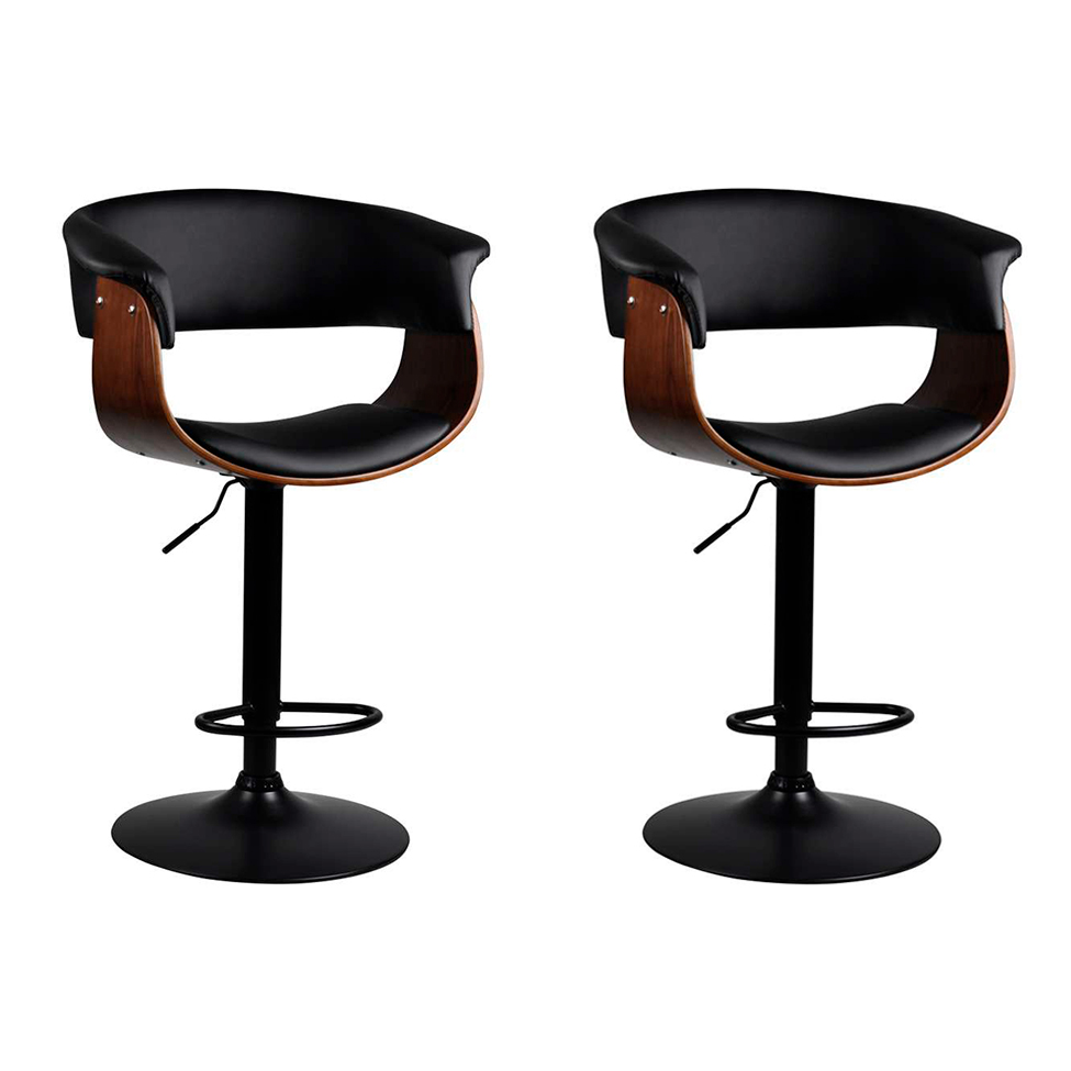 Conjunto com 2 Banquetas Betim Preto