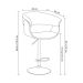 Conjunto com 2 Banquetas Betim Preto