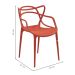 Conjunto com 2 Cadeiras Allegra Laranja