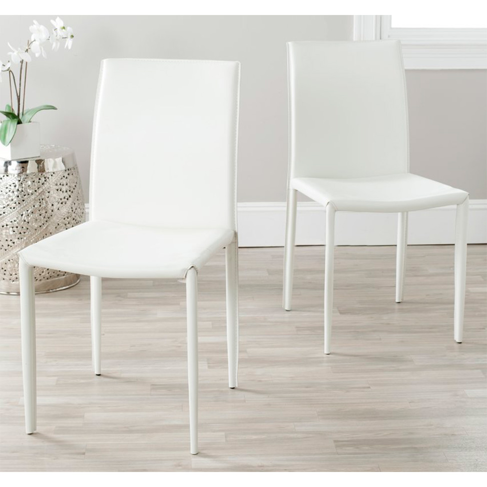 Conjunto com 2 Cadeiras Amanda I Branco
