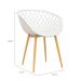 Conjunto com 2 Cadeiras Clarice Branco