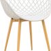 Conjunto com 2 Cadeiras Clarice Branco