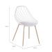 Conjunto com 2 Cadeiras Cloe Branco