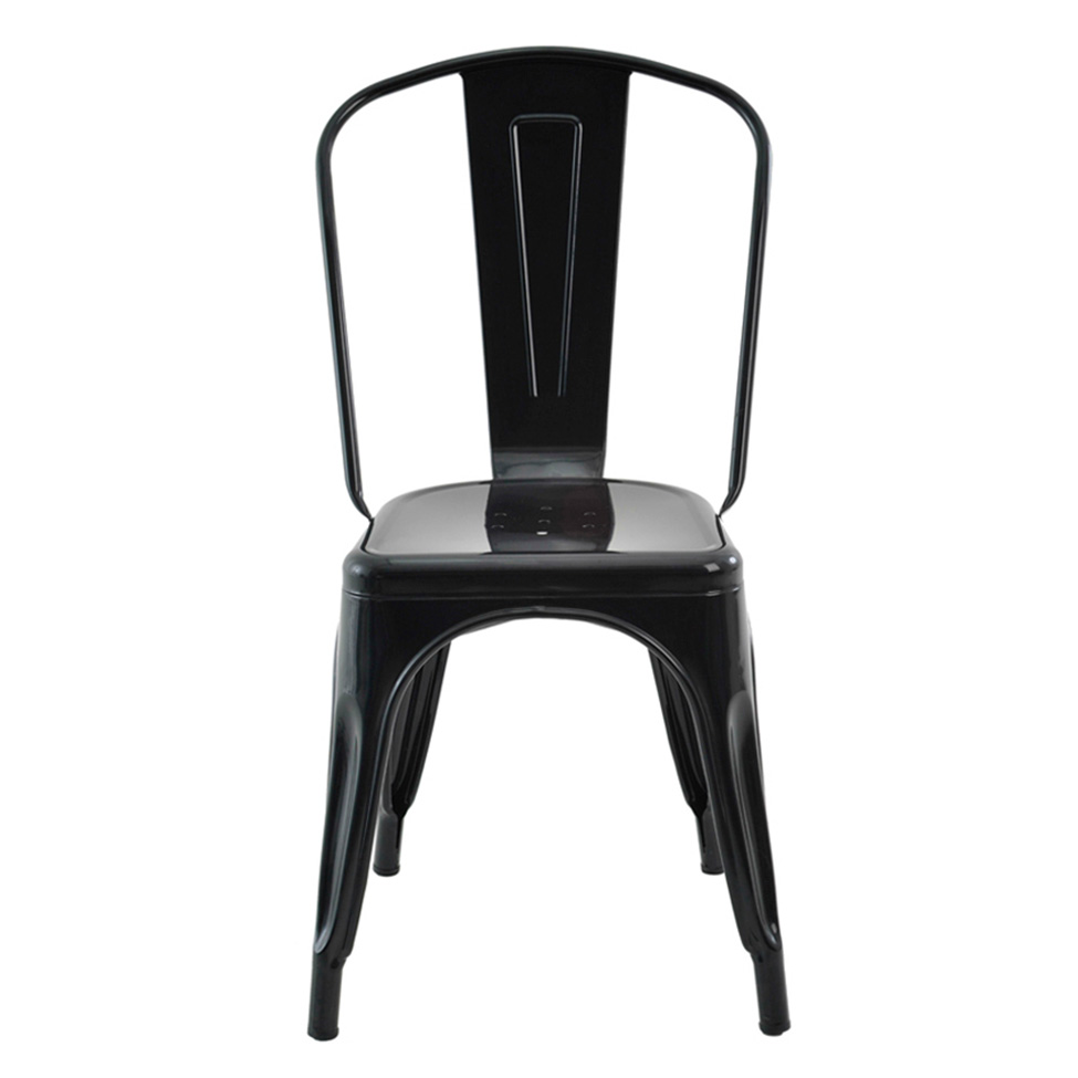 Conjunto com 2 Cadeiras Iron Preto