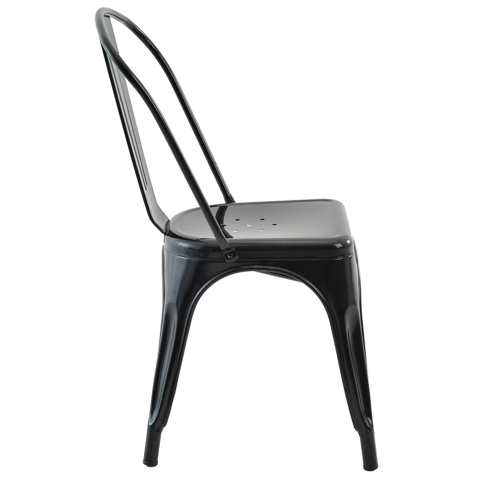 Conjunto com 2 Cadeiras Iron Preto