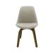 Conjunto com 2 Cadeiras Lis Cru
