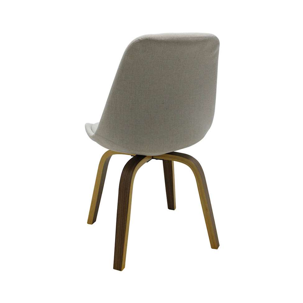 Conjunto com 2 Cadeiras Lis Cru