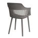 Conjunto com 2 Cadeiras Marcela Cinza