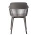 Conjunto com 2 Cadeiras Marcela Cinza